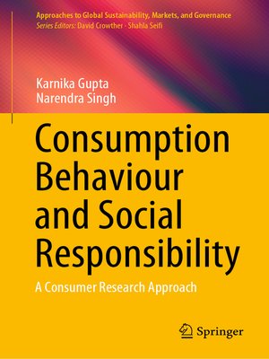 cover image of Consumption Behaviour and Social Responsibility